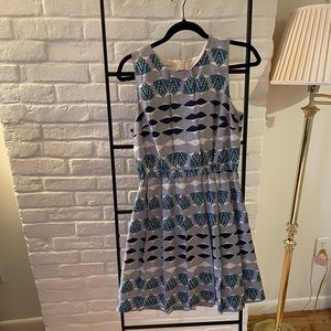 Donna Morgan vintage beachy fit and flare minidress EUC